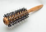 Rundhaarbürste Durchmesser 28x64 mm Wildschweinborste und Frisierstifte mit Noppen Profi-Stylingbürsten